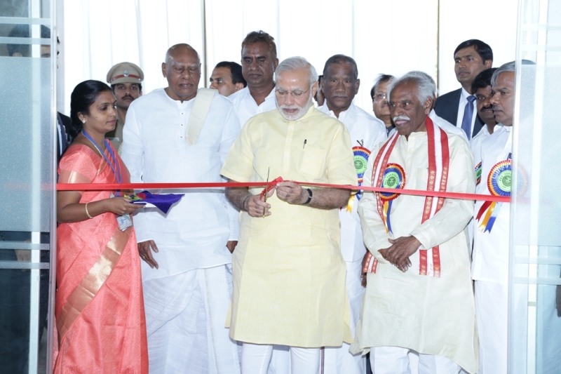 Only the ‘Swasth and Samridh’ workforce will make a ‘Samridh Rashtra’ says - Shri Narendra Modi, Hon’ble Prime Minister while inaugurating the newly constructed Building of ESIC Medical College & Hospital at Coimbatore and handing over it to the Govt. of Tamil Nadu on 02.02.2016 (Tuesday)